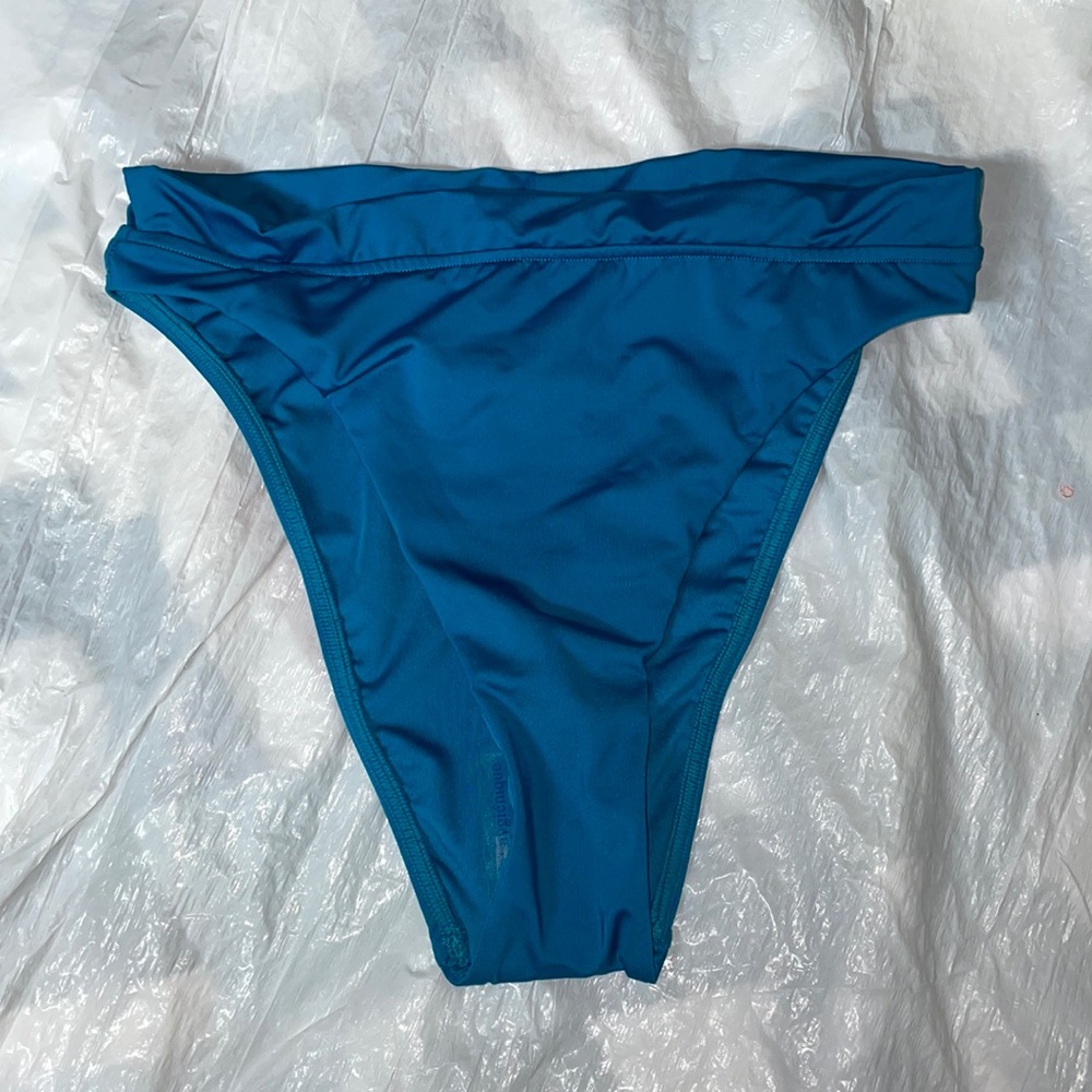 Teal blue bikini bottom